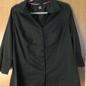 Black Lane Bryant button down, Size 18